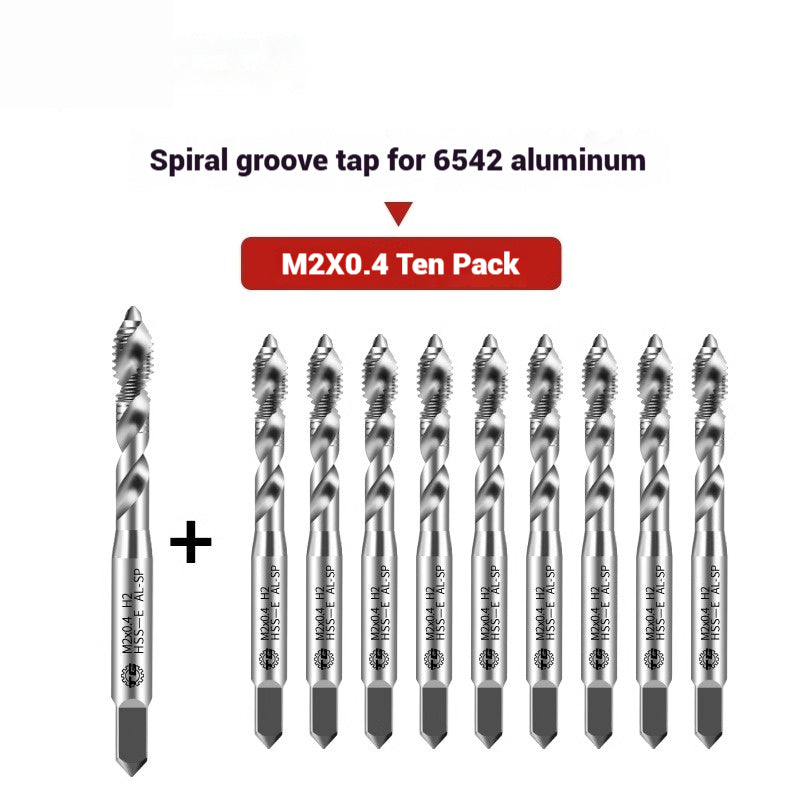 1102-High speed steel taps for aluminum machine tapping aluminum alloy tapping spiral groove aluminum tapping aluminum plate tapping 3-12mm Shandong Denso Pricision Tools Co.,Ltd.